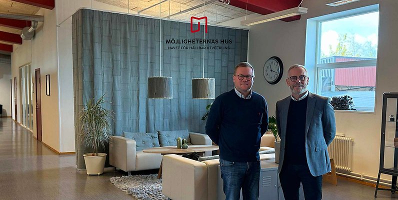 Region Kalmar län besökte Möjligheternas Hus i Emmaboda